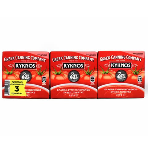 τομάτες passata 3x250g