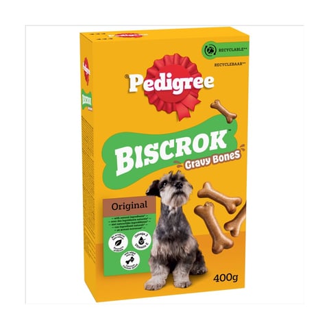 Pedigree Dog Biscuits Biscrok Gravy Bones 400g