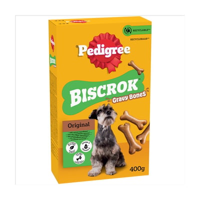 Pedigree Dog Biscuits Biscrok Gravy Bones 400g