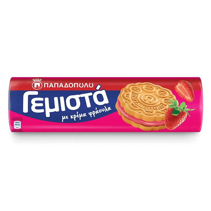 Strawberry Cream Filled Cookies 58gr