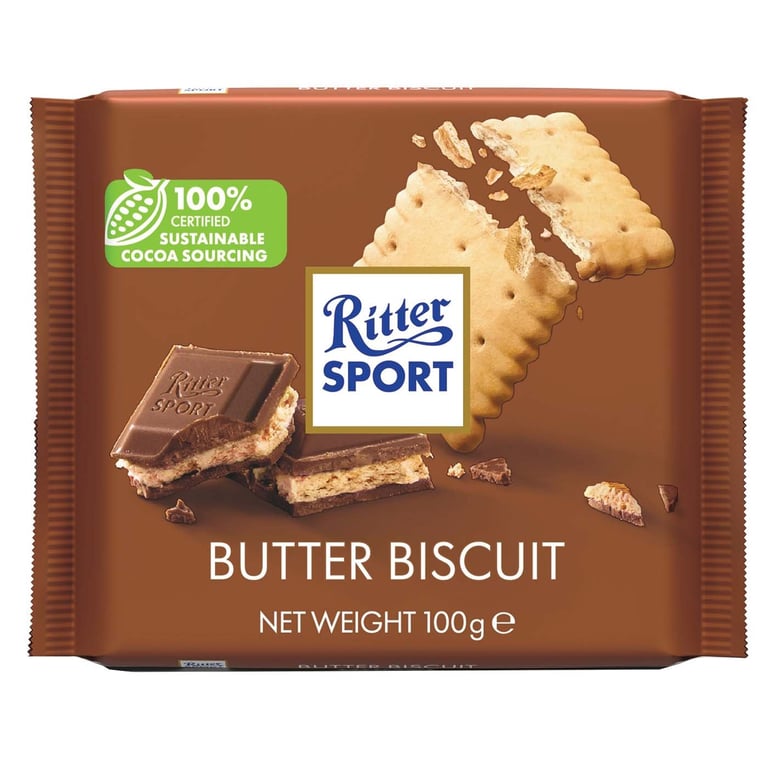 Ritter Sport Milk Chocolate Butter Biscuit