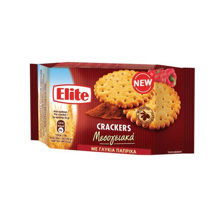 Elite Sweet Paprika Crackers 105g
