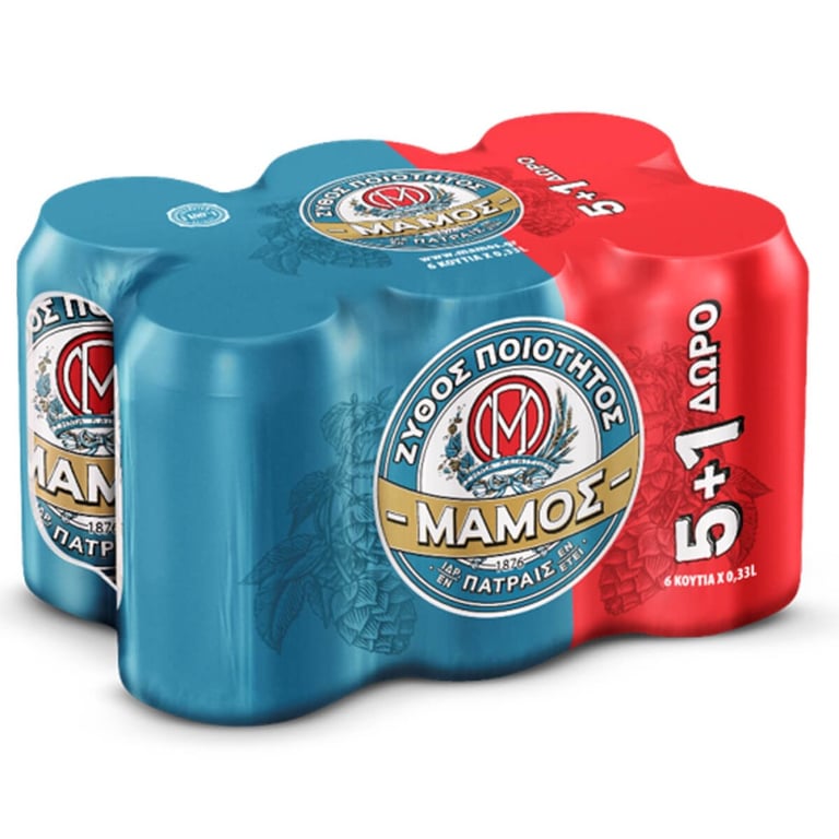 Μάμος Mamos Beer 330ml x6