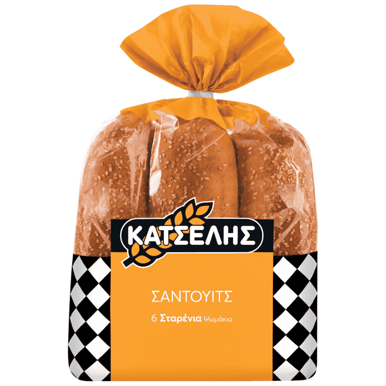 Κατσελης Wholemeal Sandwich Buns 6 Pieces