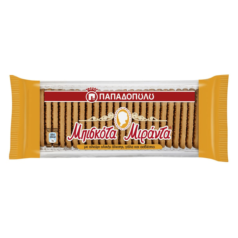 Παπαδοπούλου Miranda Wholemeal Cookies 270gr