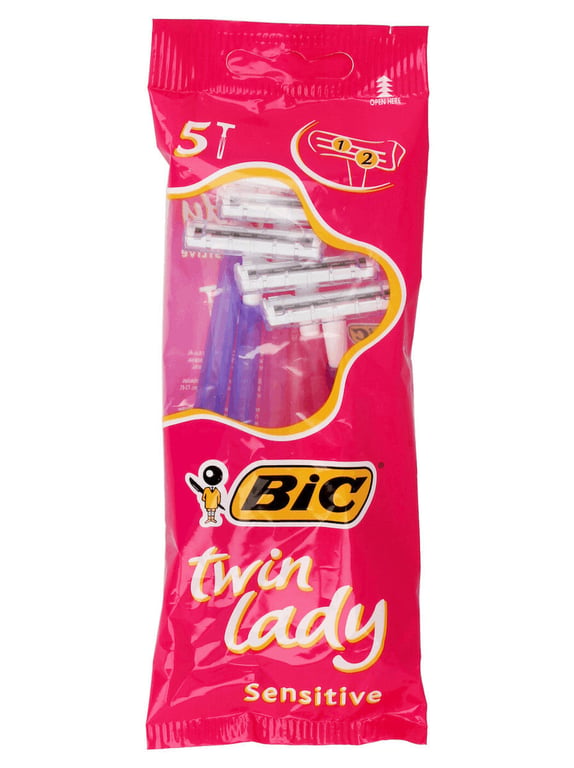 BIC Razors Twin Lady Purple 5 Pieces
