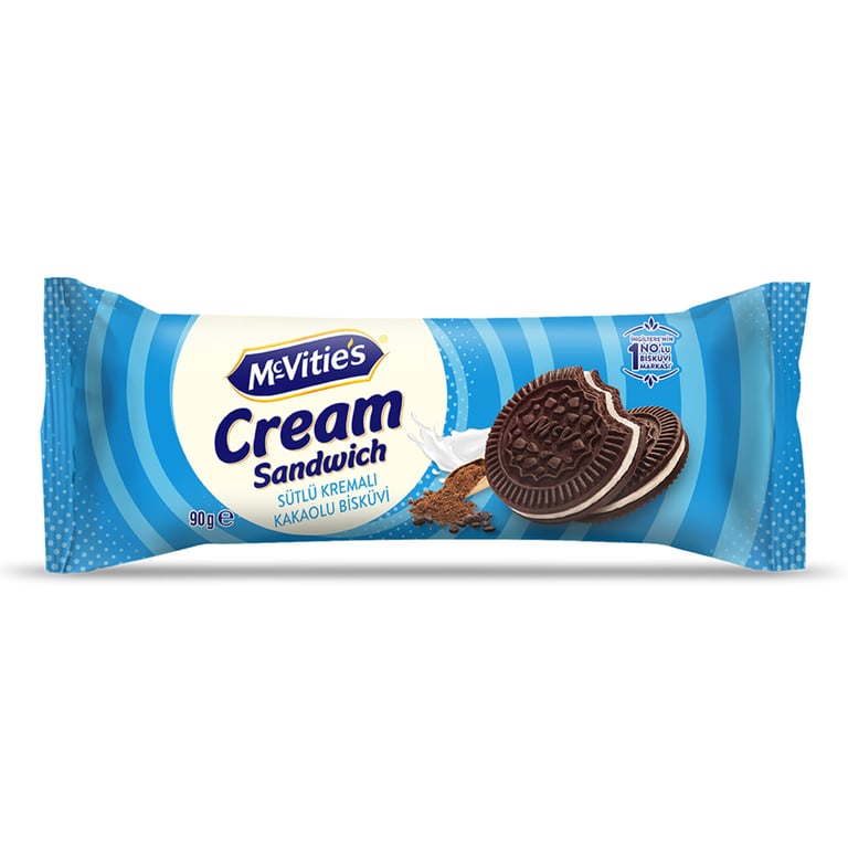 McVitie's Milk and Cocoa Cream Sandwich 90g