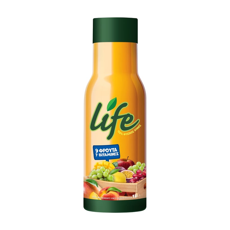 Δέλτα Life 9 Fruits Juice 1L