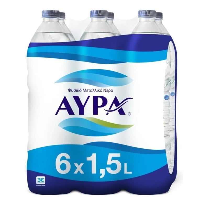 Αυρα Natural Mineral Water 1.5l x6