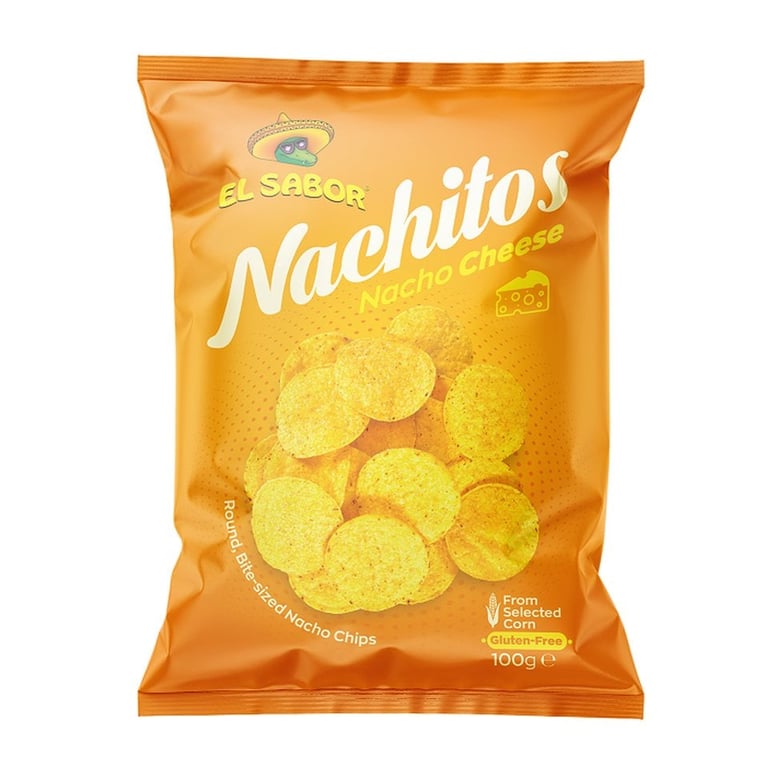 El Sabor Nachitos Nacho Cheese 100g