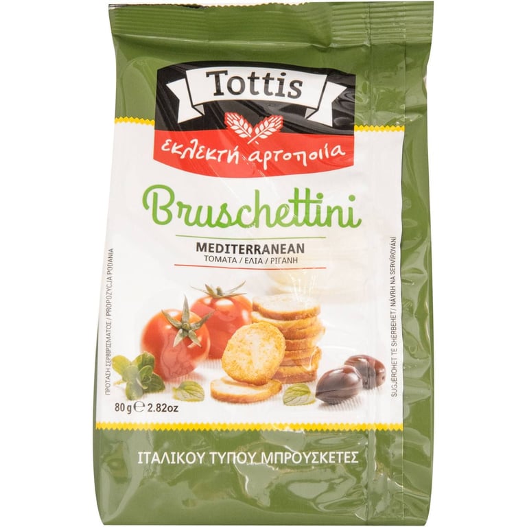 Tottis Mediterranean Bruschettini 80g