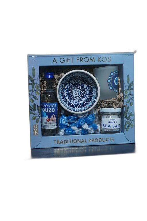 Gift BOX ΟΥΖΟ/ΜΠΩΛ/ΚΑΡΑΜΕΛΕΣ