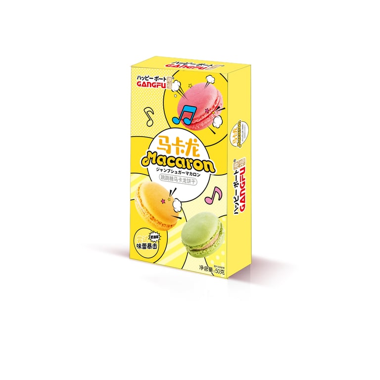 Gangfu Popping Macaron Creamy 50g