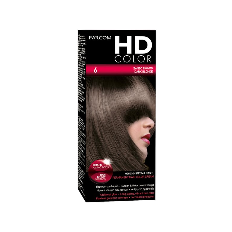 HD Hair Color N.6 Dark Blonde 60ml
