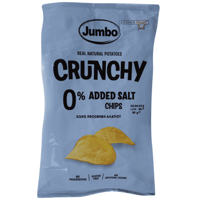 JUMBO 90G CRUNCHY χωρίς γλουτένη χωρίς αλάτι