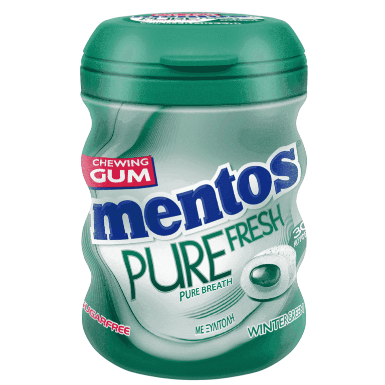 Mentos Pure Fresh Wintergreen Sugar-free Medium Bottle