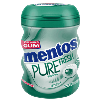 Mentos Pure Fresh Wintergreen Sugar-free Medium Bottle
