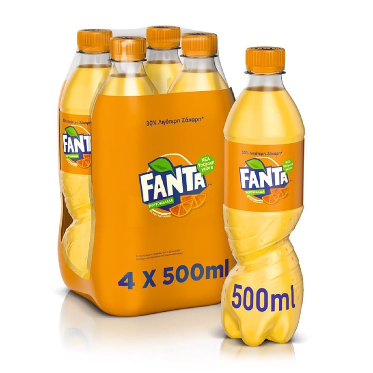 Fanta Red Orange 500ml x4