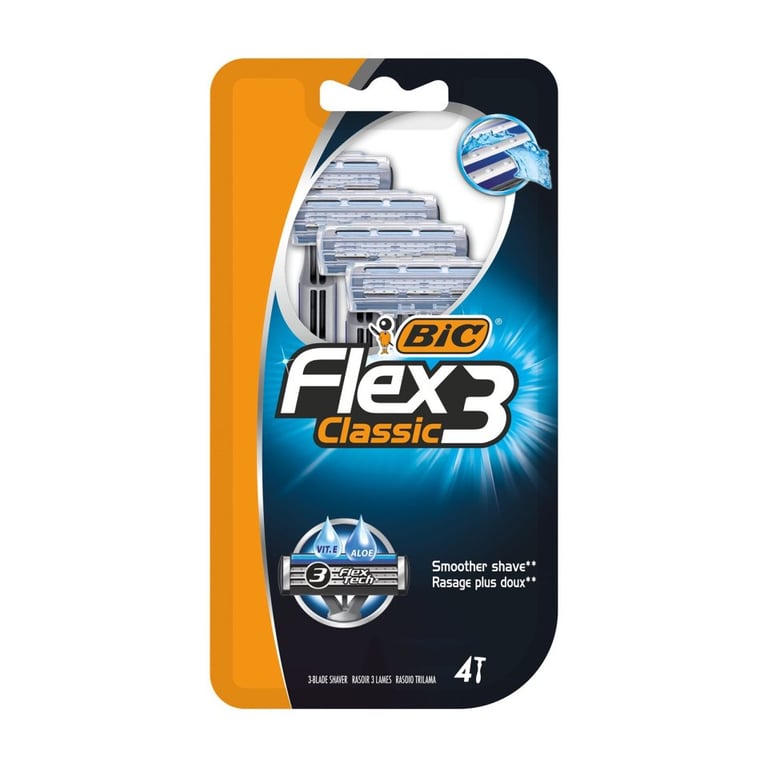 BIC Flex 3 Classic Razors 4pcs