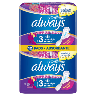 Always Ultra Platinum Night Pads 12pcs