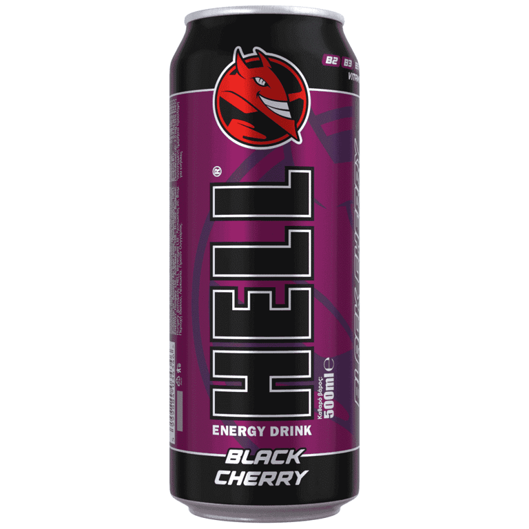 Hell Energy Drink Black Cherry 500ml