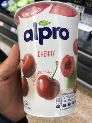 Alpro Soy Plant-based Dessert Cherry 500g