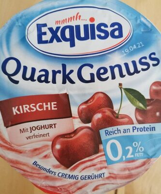 Exquisa Quark Genuss 0.2% Cherry 500g