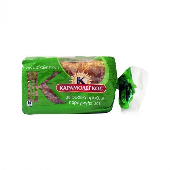 Καραμολεγκος Toast Bread Rye Mini 340g