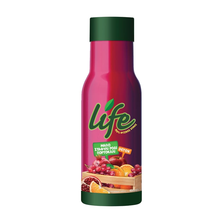 Δέλτα Life Grape Orange Pomegranate Juice 400ml
