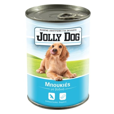 Jolly Dog Dog Food Chunks Beef 405g
