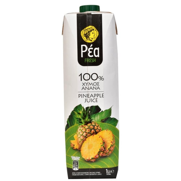 ΡΕΑ Pineapple Juice 100% 1L
