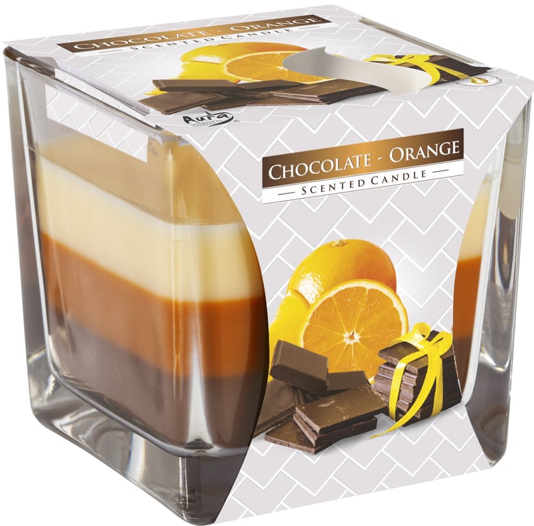 Aura Chocolate & Orange Scented Candle