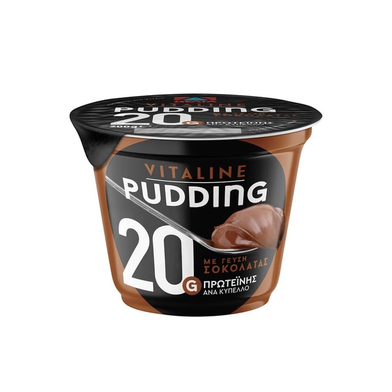 Δέλτα Vitaline Pudding Protein Chocolate 200g