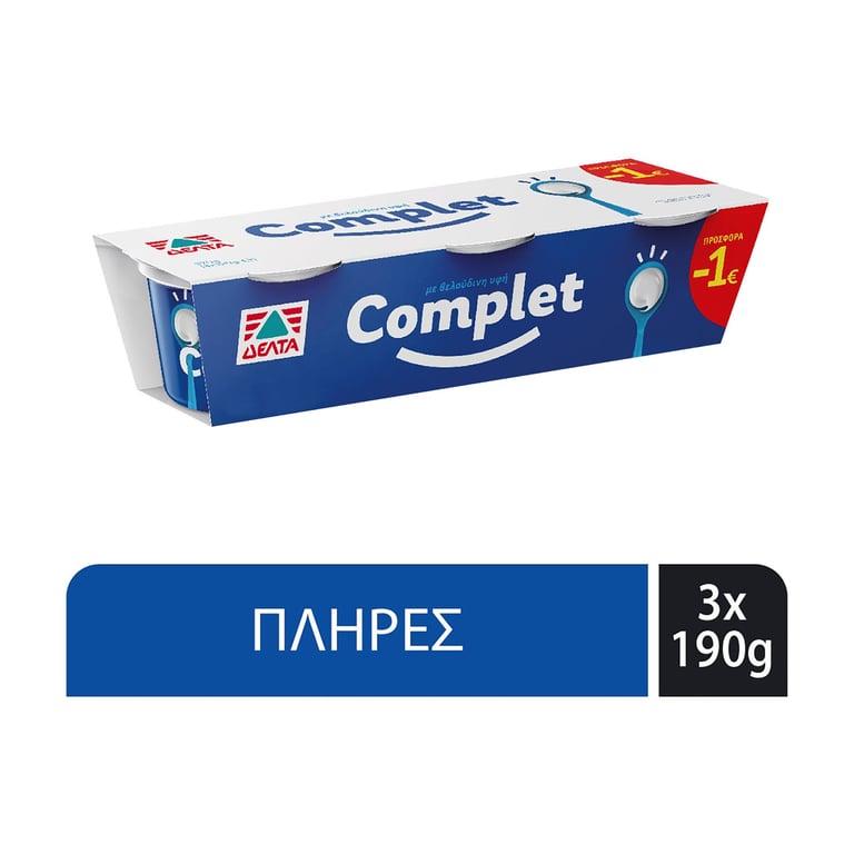 Δέλτα Complet 10% Fat 190g x3