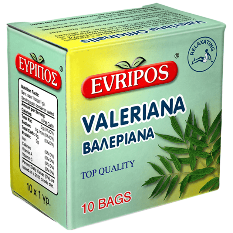 Εύριπος Valerian Tea 10 Sachets