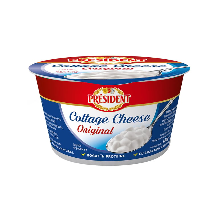 President Cottage Cheese 180g