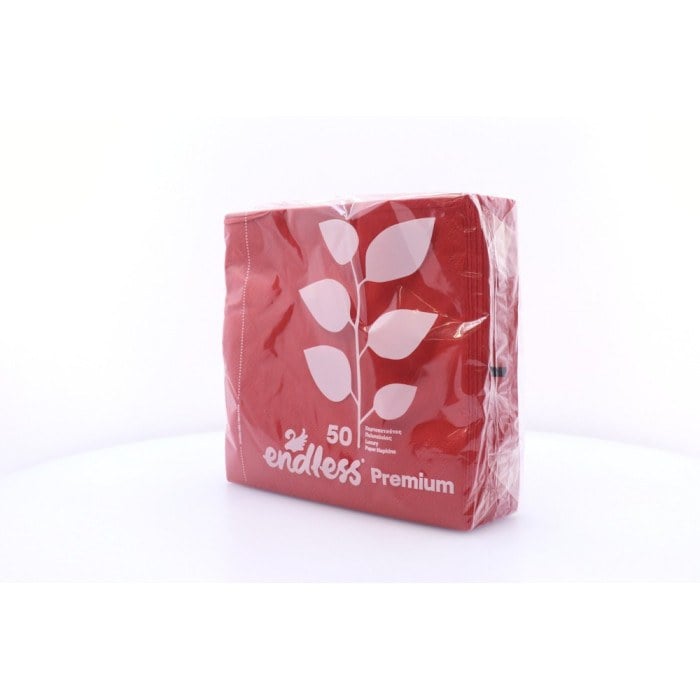 Endless Red Napkins 33x33 50 Sheets