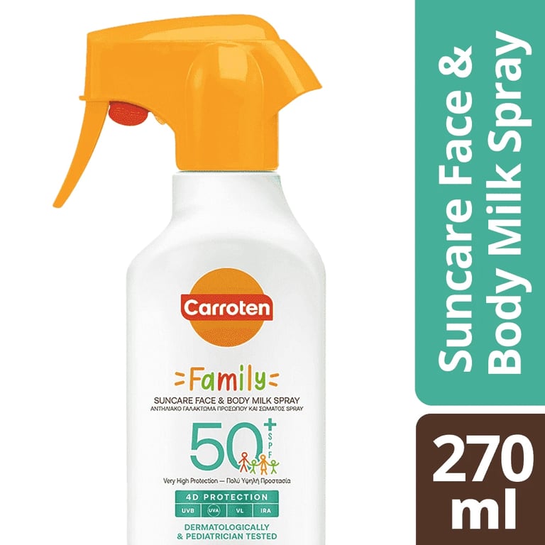 Carroten Milk Trigger Family SPF50 270ml