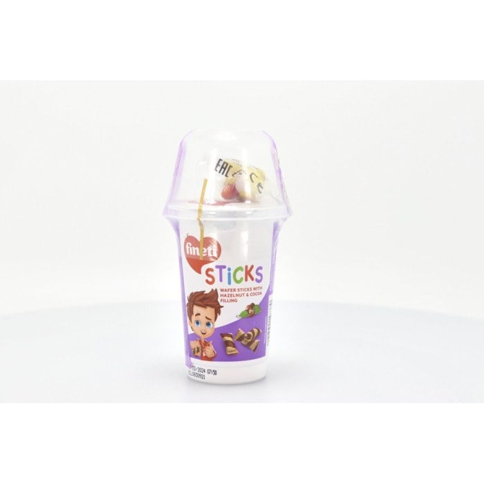 Fineti Mini Sticks Hazelnut Praline with Toy 45g x8