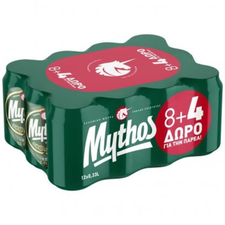 Mythos 330MLx8 (+4free) Μπυρα / Κουτι