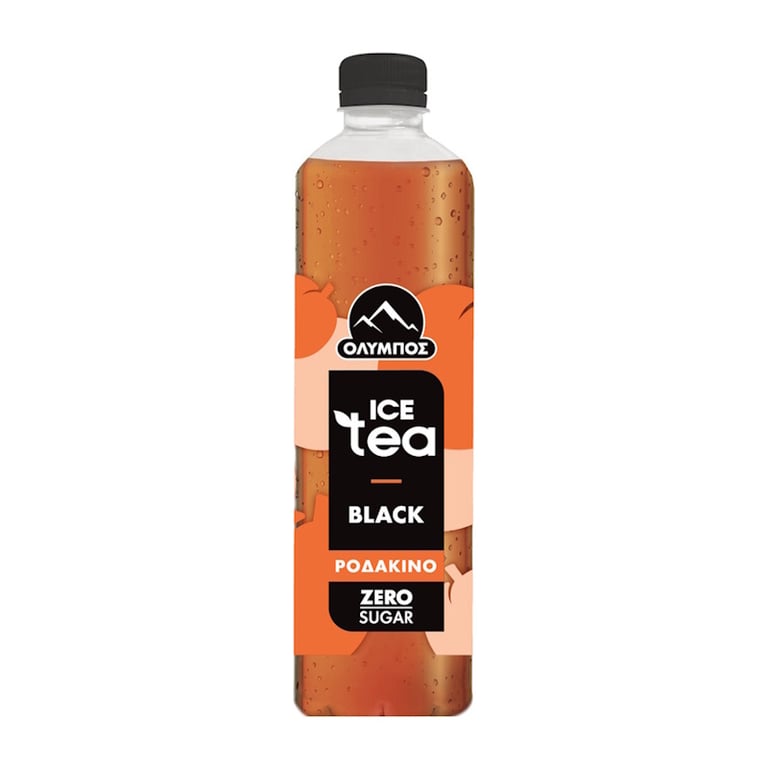 Ολυμπος Black Tea Zero Peach 500ml