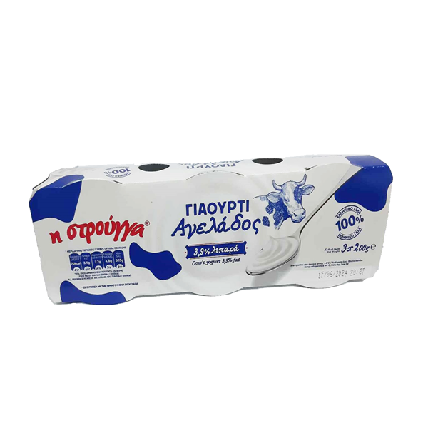 Στρούγγα Greek Strained Yogurt 10% 200gx3