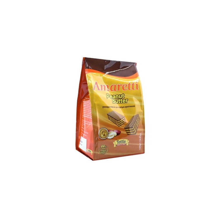 T. Amaretti Peanut Butter ΣΑΚ 125γρ *12