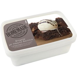 Homemade Brownie Vanilla Ice Cream 1200ml