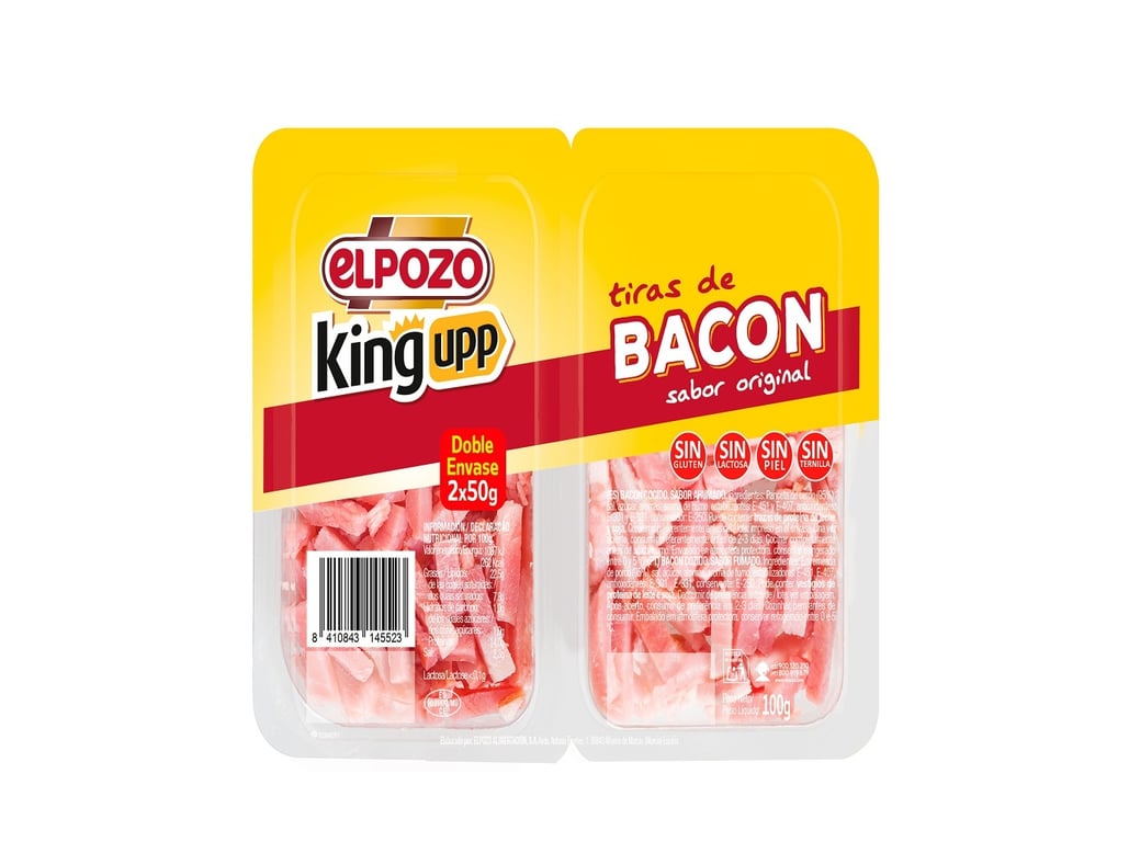Elpozo Bacon Strips Gluten-Free 50gx2