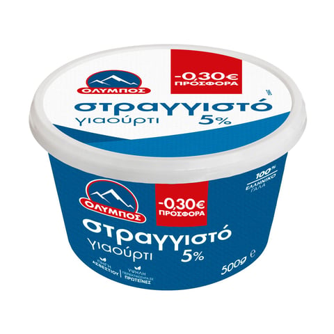 Ολυμπος Strained Yogurt 5% 500g