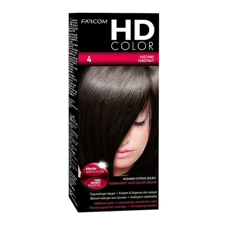 HD Hair Color N.4 Brown 60ml