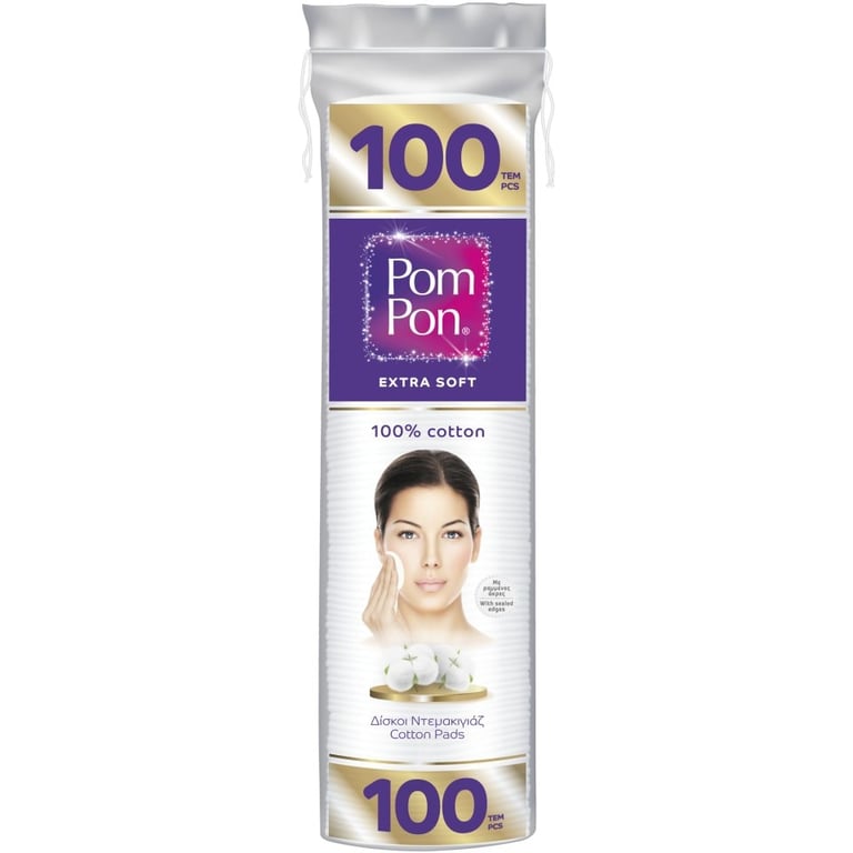 Pom Pon Makeup Remover Pads 100pcs