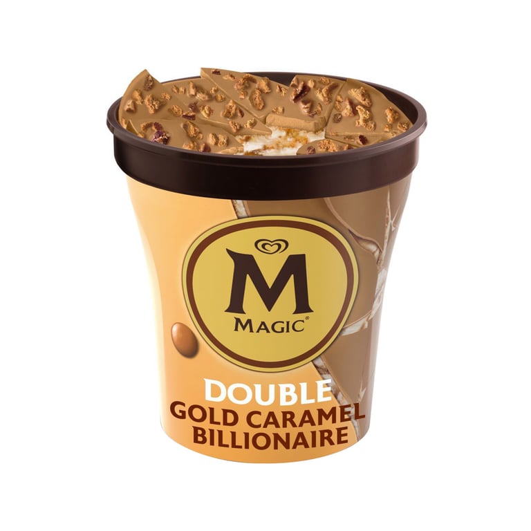Magnum Double Gold Caramel Ice Cream 440ml Family Pack