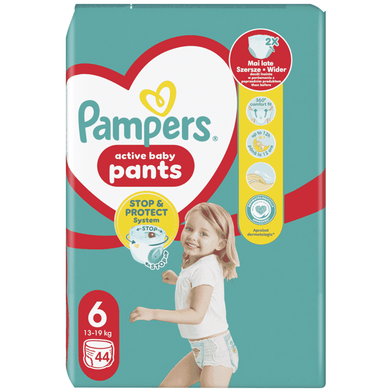 Pampers Pants Maxi No6 15+kg 44pcs